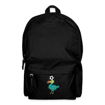 Dodo plays football bird from Mauritius - Backpack - black - Front