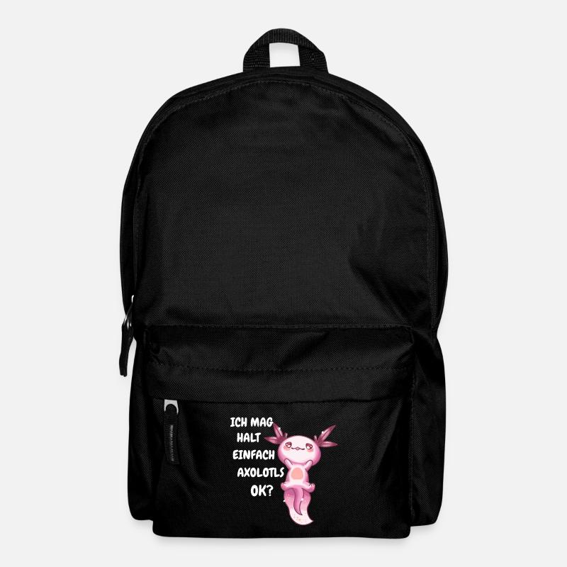 Axolotl Schwanzlurch Axolotls - Rucksack - Schwarz