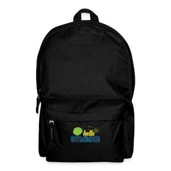 Hello Summer Kokosnuss Palme Frucht - Rucksack - Schwarz - Vorne