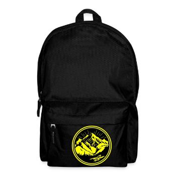 Mountains Silhouette Landscape - Backpack - black - Front