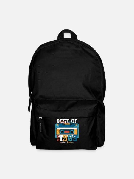 60 Geburtstag Mann Kassette May Jahrgang 1963 - Rucksack - Schwarz