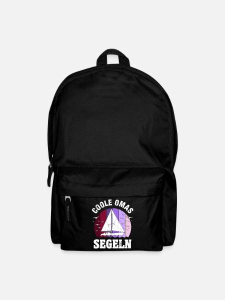 Segeln Segler Segelboot Oma Muttertag Geschenk - Rucksack - Schwarz