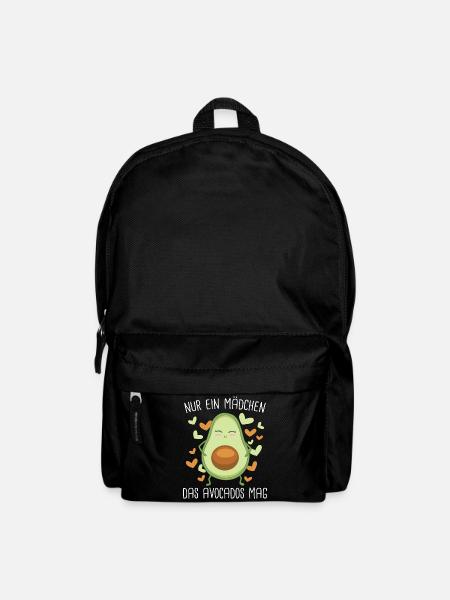 Avocado Frucht Vegan Vegetarier Veganer Avocados - Rucksack - Schwarz