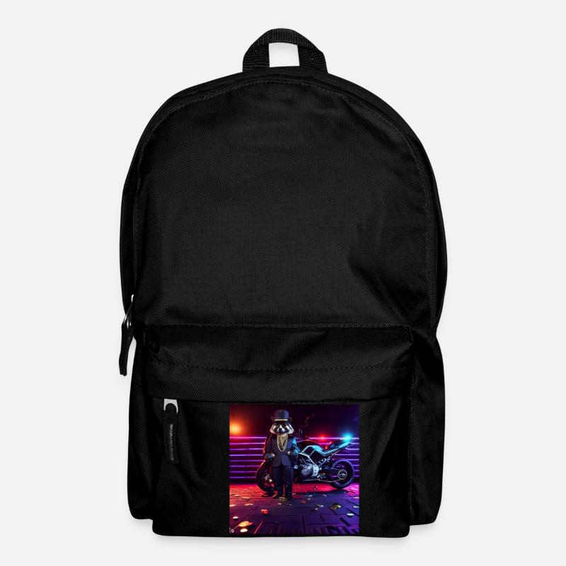Gangster Raton laveur - Sac à dos - noir