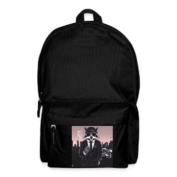 Gangster Waschbär - Rucksack - Schwarz - Vorne
