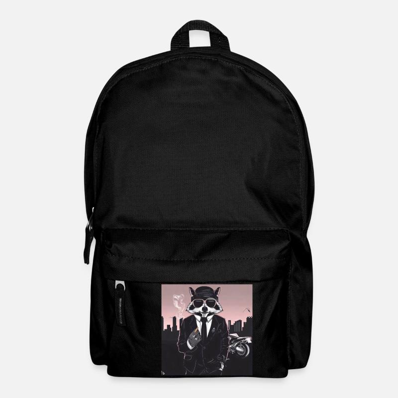 Gangster Raccoon - Backpack - black