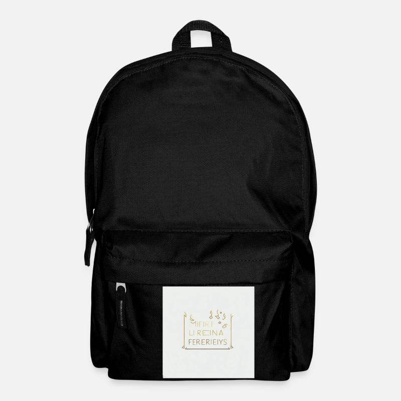 klare lienien - Rucksack - Schwarz