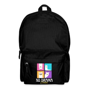 No drama llama - Backpack - black - Front