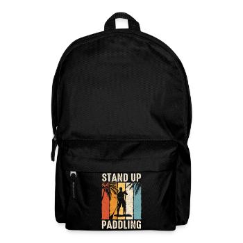 Stand up Paddle SUP Board Surf Paddle Paddle - Sac à dos - noir - Devant