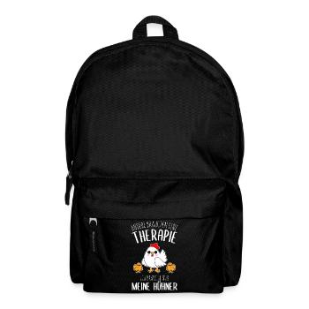 Huhn Hühner Bauernhof Bauer Landwirt Geschenk - Rucksack - Schwarz - Vorne