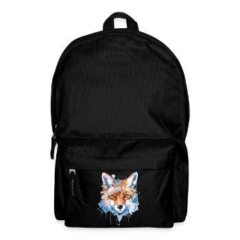 Ein farbenfroher Fuchs im Watercolor Style - Rucksack - Schwarz - Vorne