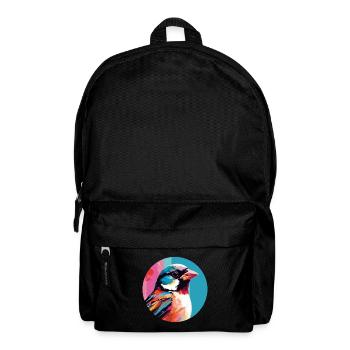 Haussperling - Rucksack - Schwarz - Vorne