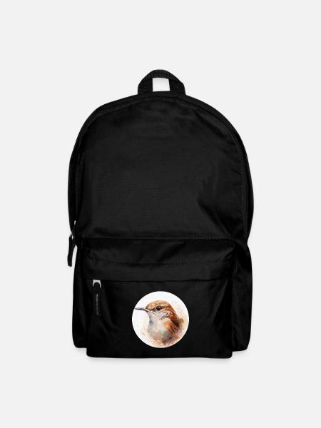 Zaunkönig - Rucksack - Schwarz