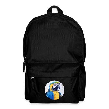 Ara bleu-or - Sac à dos - noir - Devant