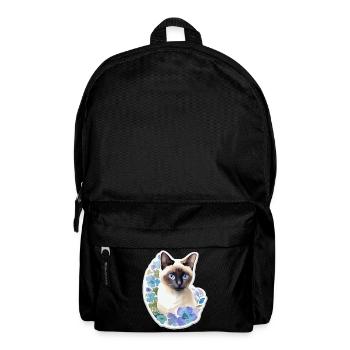 Siamkatze - Rucksack - Schwarz - Vorne