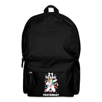 Gift 21 Years Birthday Child - Backpack - black - Front