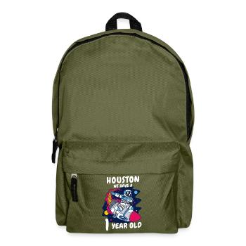 Gift 1 Year Birthday Child - Backpack - olive green - Front