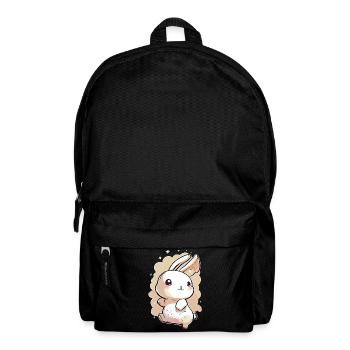 Hase Häschen Tier Haustier Hasen - Rucksack - Schwarz - Vorne