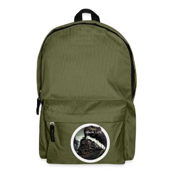 Train Life : Puissance à vapeur - Sac à dos - vert olive - Devant