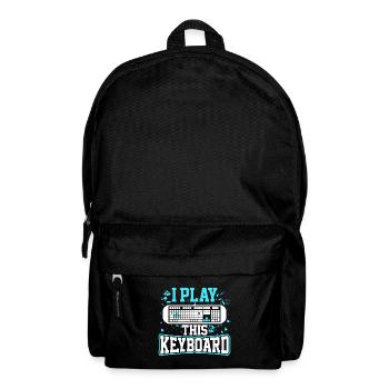 I'm playing this keyboard - Backpack - black - Front