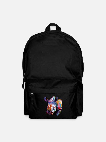 Rhinozeros - Rucksack - Schwarz