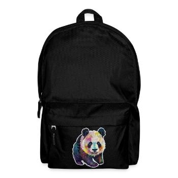 BABY PANDA AQUARELL - Rucksack - Schwarz - Vorne