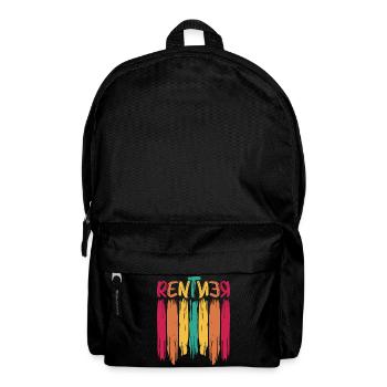 Rentner - Rucksack - Schwarz - Vorne
