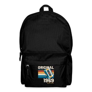 54e anniversaire septembre millésime 1969 cassette - Sac à dos - noir - Devant
