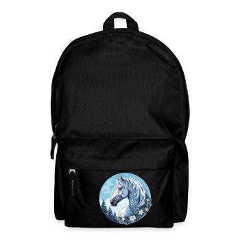 Horse Winter - Backpack - black - Front