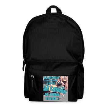 Le Sport selon les Gourmands - Sac à dos - noir - Devant