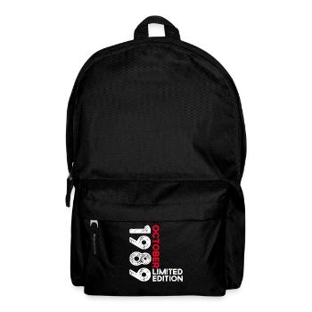 34ème anniversaire mari Original Octobre Millésime 1989 - Sac à dos - noir - Devant
