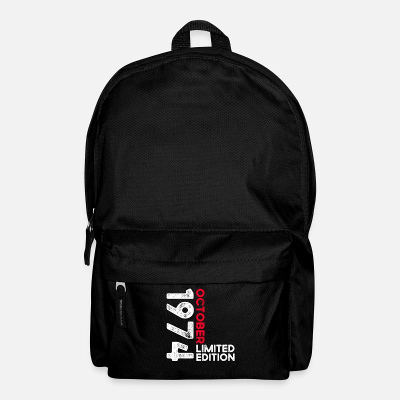 49e anniversaire mari Original Octobre Millésime 1974 - Sac à dos - noir