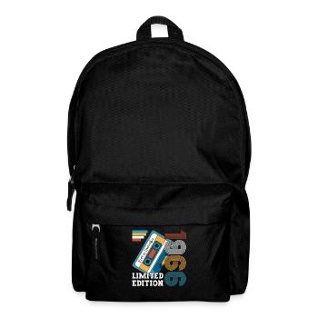 57e anniversaire novembre Vintage 1966 cassette - Sac à dos - noir - Devant