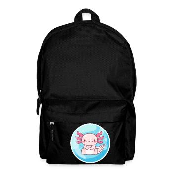 Axolotl Water Bubble Design for Axolotl Lovers - Backpack - black - Front