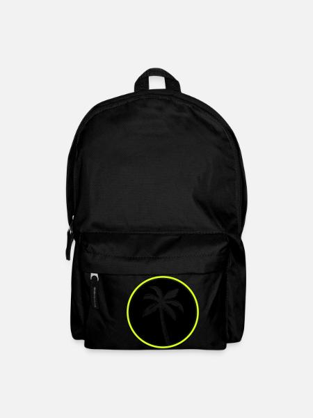 palme - Rucksack - Schwarz