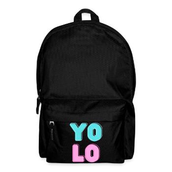 Cool Candy YOLO Design - Backpack - black - Front