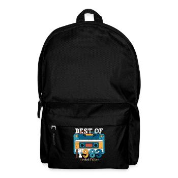 40th Birthday Cassette November Vintage 1983 - Backpack - black - Front