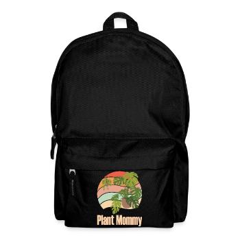 Plant Mommy Geschenk Pflanzenmama Zimmerpflanzen - Rucksack - Schwarz - Vorne
