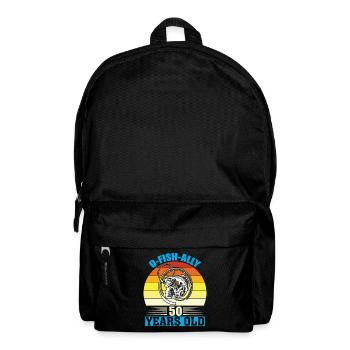 O-Fish-Ally 50 ans - Sac à dos - noir - Devant
