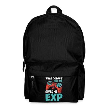 Was Mich Nicht Umbringt, Gibt Mir Exp - Rucksack - Schwarz - Vorne