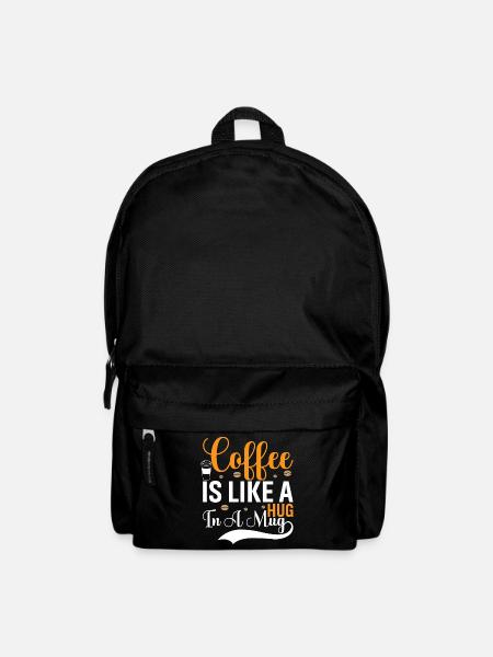 Kaffee Ist Wie Eine Umarmung In Einer Tasse - Rucksack - Schwarz