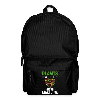 Les plantes sont le meilleur remède - Sac à dos - noir - Devant