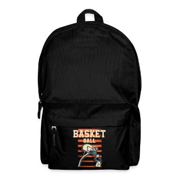 Joueur de basket-ball - Sac à dos - noir - Devant