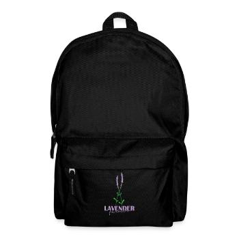 Lavender Farmer Plant Garden Fragrance - Backpack - black - Front