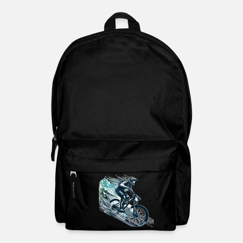 MTB Mountainbiking Downhill Geschenk - Rucksack - Schwarz