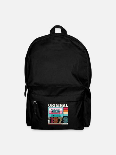 45. Geburtstag Kassette Januar Jahrgang 1979 - Rucksack - Schwarz