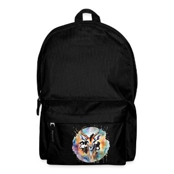 Antilope animal de puissance - Sac à dos - noir - Devant