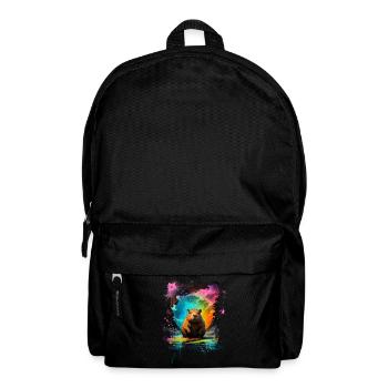 Capybara - Rucksack - Schwarz - Vorne