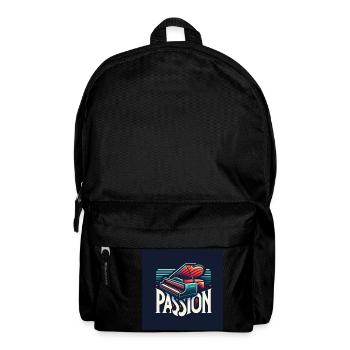 Piano-Passion (Klavierdruck)- Leidenschaft - Rucksack - Schwarz - Vorne