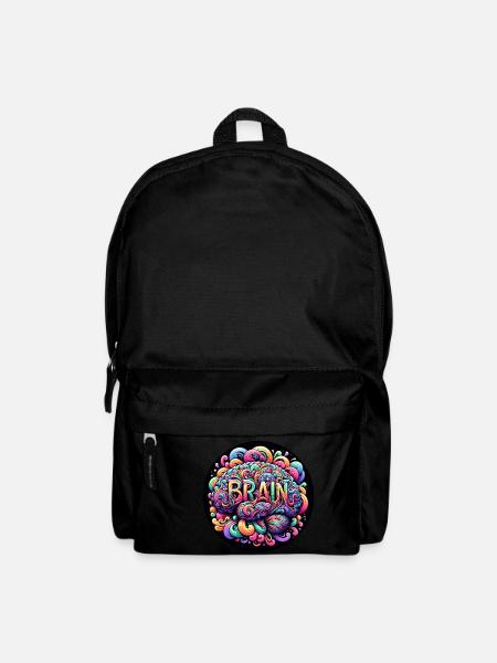 Buntes Denkvermögen - Rucksack - Schwarz